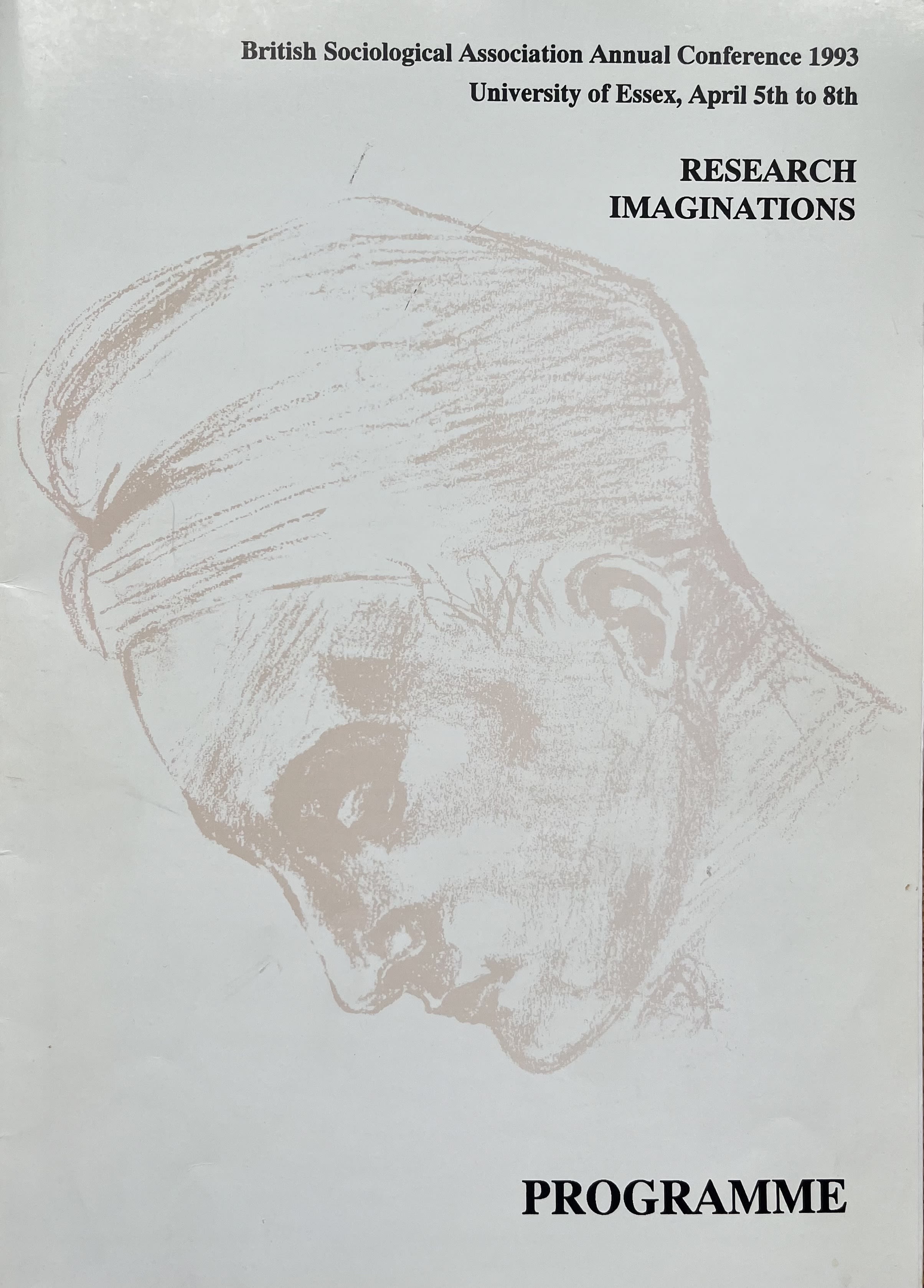 Conference programme front cover