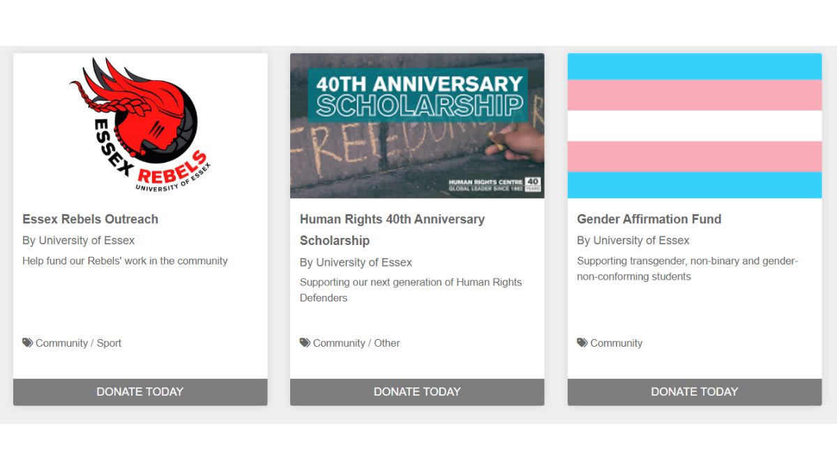 Images of projects which are looking for support